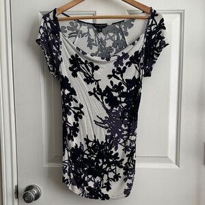Banana Republic Floral Short Sleeve Top